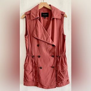 Banana Republic Red/Rusty Orange Vest